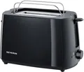 Produktbild: Severin AT2287 Toaster mit eingebautem Brötchenaufsatz Schwarz
