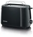 Produktbild: Severin AT 2287 Automatik-Toaster, 700W, Röstzeitelektronik, Krümelschublade, schwarz