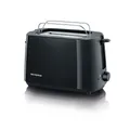 Produktbild: Severin AT 2287 Schwarz Toaster 700 Watt wärmeisoliertes Gehäuse Stopptaste