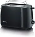 Produktbild: SEVERIN Automatik-Toaster Brötchenaufsatz Krümelschublade 700W schwarz AT 2287