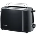 Produktbild: Severin AT2287 Toaster mit eingebautem Brötchenaufsatz Schwarz
