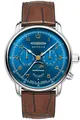 Produktbild: ZEPPELIN Herrenuhr 100 Jahre Mediterranée Mondphase Braun/Blau 9636-3