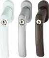 Produktbild: ABUS FG 200 FG200 abschließbare Fenstergriffe im Set, Vierkantlänge 28-44mm var.