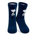 Produktbild: United Labels The Peanuts Snoopy Kuschelsocken für Damen, Blau, OneSize 38-43, flauschige Stoppersocken mit Sherpa Futter, warme Socken, Hüttensocken