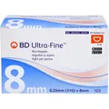 Produktbild: BD ULTRA-FINE Pen-Nadeln 8 mm 31 G 0,25 mm 105 St PZN 14046767