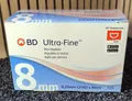 Produktbild: BD Ultra-Fine Pen-Nadeln 8 mm 31 G 0,25 mm, Insulinpen, PZN 14046767
