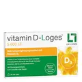 Produktbild: vitamin D-Loges® 5.600 I.E. - 30 Gel-Tabs - Wochendepot - Nahrungsergänzungsmittel mit Vitamin D3 für die ganze Familie