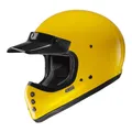 Produktbild: HJC V60 Solid Deep Yellow gelb Gr. M Offroad Helm Motorradhelm mit Schirm