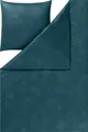 Produktbild: Estella Mako Jersey Bettwäsche 155x220 Pippa Rauten Dreiecke petrol grün 6898-50
