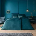 Produktbild: Estella Mako Interlock Jersey Bettwäsche Pippa petrol 155x220 cm + 80x80 cm - blau;grün