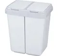Produktbild: ALPFA Mülleimer Mülleimer 25 l Kunststoff (L x B x H) 36 x 45 x 47 cm farbig sortiert