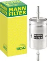 Produktbild: MANN-FILTER WK 512 Kraftstofffilter - für Pkw + Transporter