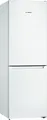 Produktbild: Bosch Kühl-Gefrierkombination KGN33NWEB | NoFrost | 176x60x66 cm | 193L Kühlen 89L Gefrieren | LED | E | Weiß, E (Spektrum A bis G)