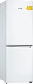 Produktbild: Kühl-Gefrierkombination Bosch KGN33NWEB NoFrost 176x60cm E weiß LED 193/89L