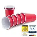 Produktbild: GOODS+GADGETS 50 Mehrweg-Becher 473 ml; Wiederverwendbare Getränkebecher Trinkbecher für Getränke (16 oz) (50 Stück)