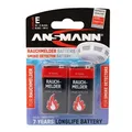 Produktbild: Ansmann 9V-Block Alkaline Batterie 2er Blister fÃ¼r Rauchmelder