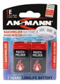 Produktbild: ANSMANN 1515-0006 Batterien Alkaline Batterie für Rauchmelder 9V EBlock 2er Set