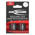 Produktbild: ANSMANN Alkaline Batterie, E-Block 6LR61, 9 Volt 2er Blister 1 bis 40 Stk