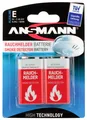 Produktbild: Ansmann Alkaline Batterie für Rauchmelder 9V E-Block 7 Jahre Lebensdauer