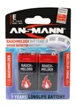 Produktbild: ANSMANN Alkaline Batterie 9V 6LR61 2 UDS 1515-0006