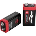 Produktbild: 2er Multipack Ansmann 9 V Block-Batterie Alkali-Mangan 9 V 2 St.