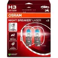 Produktbild: OSRAM Auto-Lampe Night Breaker Laser 64151NL-2HB, H3, Halogen, 12V / 55W, Scheinwerferlampe, 2 Stück
