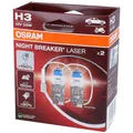 Produktbild: OSRAM H3  Night Breaker LASER Next Generation 150% mehr Helligkeit  DUO BOX