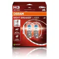Produktbild: OSRAM NIGHT BREAKER® LASER H3 NEXT GENERATION HALOGEN SCHEINWERFERLAMPE 12V