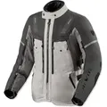 Produktbild: Revit Motorradjacke Sand 5 H2O wasserdichte Motorrad Textiljacke 3-Lagen-Laminat,herausnehmbares Innenfutter,herausnehmbare Membra schwarz|silberfarben M