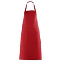 Produktbild: Leiber Latzschürze, ca. 100 cm lang, mit Tasche 11/529/02 , Farbe: rot