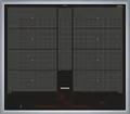 Produktbild: Siemens EX645LYC1E iQ700 Kochfeld 58,3cm Induktion Edelstahl Rahmen schwarz
