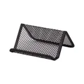 Produktbild: Visitenkartenhalter Metall Mesh Schwarz D.RECT | Namenskartenhalter Büro