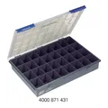 Produktbild: Sortimentskasten B338xT261xH57mm 32 Fächer transp.dunkelblau RAACO
