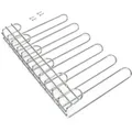 Produktbild: Glashalter Supra, 5-zeilig, Länge 320mm, Stahl, Verchromt - Emuca