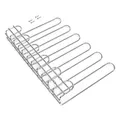 Produktbild: Emuca - Gläserhalter mit 5 Zeilen für Möbel, Gläserschiene für Regale oder Bars, 320 mm, Stahl, verchromt