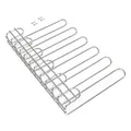 Produktbild: Emuca Glashalter Supra, 5-zeilig, Länge 320mm, Stahl, Verchromt