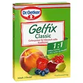 Produktbild: Dr. Oetker Gelfix Classic 1:1, 60 g (3 Beutel je 20 g), Gelierpulver für klassisch süße Konfitüre, traditionelles Geliermittel, Konfitüren, Marmeladen & Gelees selber machen, gleiches Verhältnis von Frucht und Zucker, vegan