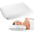 Produktbild: Kopfkissen Memory Foam Kissen, Orthopädisches Nackenstützkissen für Seiten Rücken Bauchschläfer (70 x 40 x 12cm) - Weiß