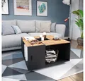 Produktbild: Vicco Couchtisch Anton, Anthrazit/Goldkraft Eiche, 80 x 80 cm (1-St)