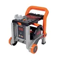 Produktbild: Smoby - Black + Decker 3-in-1 Multi-Werkbank mit Werkzeugkoffer - kleine Werkbank, mobiler Trolley, praktische Schubkarre, mit viel Zubhör, für Kinder ab 3 Jahren