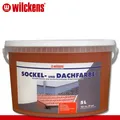 Produktbild: Wilckens 5 l Sockel- und Dachfarbe | Ziegelrot | Sockelfarbe Dachziegel außen