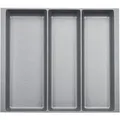 Produktbild: SOTECH ORGA-BOX-2 Multifunktionseinsatz Tiefe 462mm Höhe 50,5mm Für Nobilia Küchen Canvas Struktur Silbergrau 509mm
