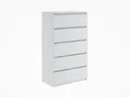 Produktbild: Kommode mit 5 Schubladen Sideboard weiß Anrichte holz Möbel Schubladenschrank