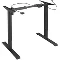Produktbild: tectake® Tischgestell Yannick 85 - 129 x 65 x 71 - 121 cm - Schwarz