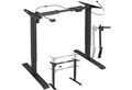 Produktbild: tectake Tischgestell Schreibtischgestell elektrisch höhenverstellbar 85-129x65x71-121cm (1-St., 1 tlg), Elektrisch stufenlos höhenverstellbar