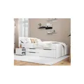 Produktbild: Inter Link Bett mit Stauraum Efetivo inkl. Nachtkommode und Lattenrost 140x200 cm