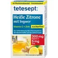 Produktbild: Tetesept heiße Zitrone mit Ingwer zuckerfr.Pulver 10X3 g