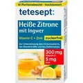 Produktbild: Tetesept heiße Zitrone mit Ingwer zuckerfr.Pulver 10X3 g
