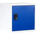 Produktbild: STIER Schließfachwürfel, abschließbar mit Zylinderschloss, kombinierbar und stapelbar, für Umkleiden oder Wertsachen, Maße: HxBxT 30x30x30 cm ...