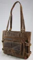 Produktbild: GreenBurry Damen-Business-Shopper Rind-Leder 42*33*13 cm Schulter-Tasche 1635